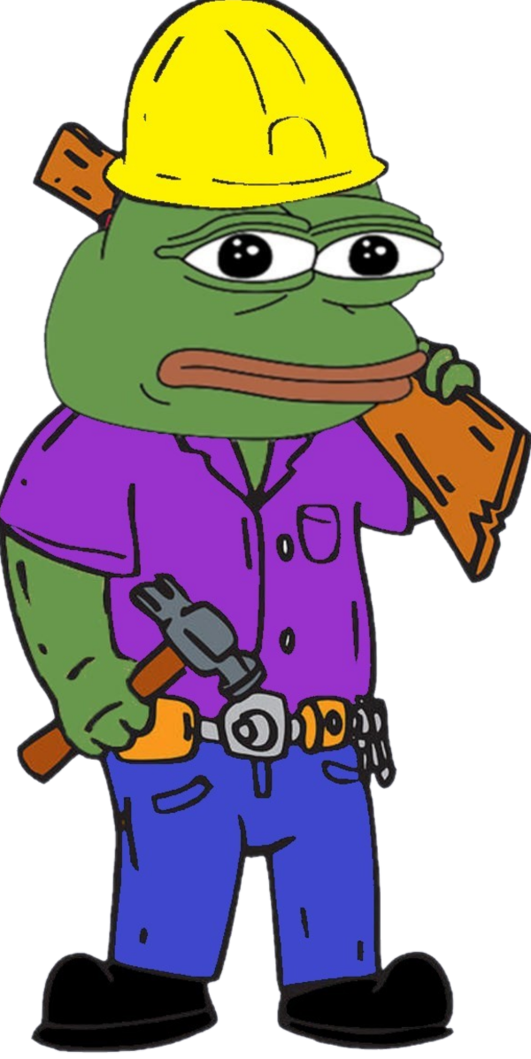 Pepe Ready for Construction!