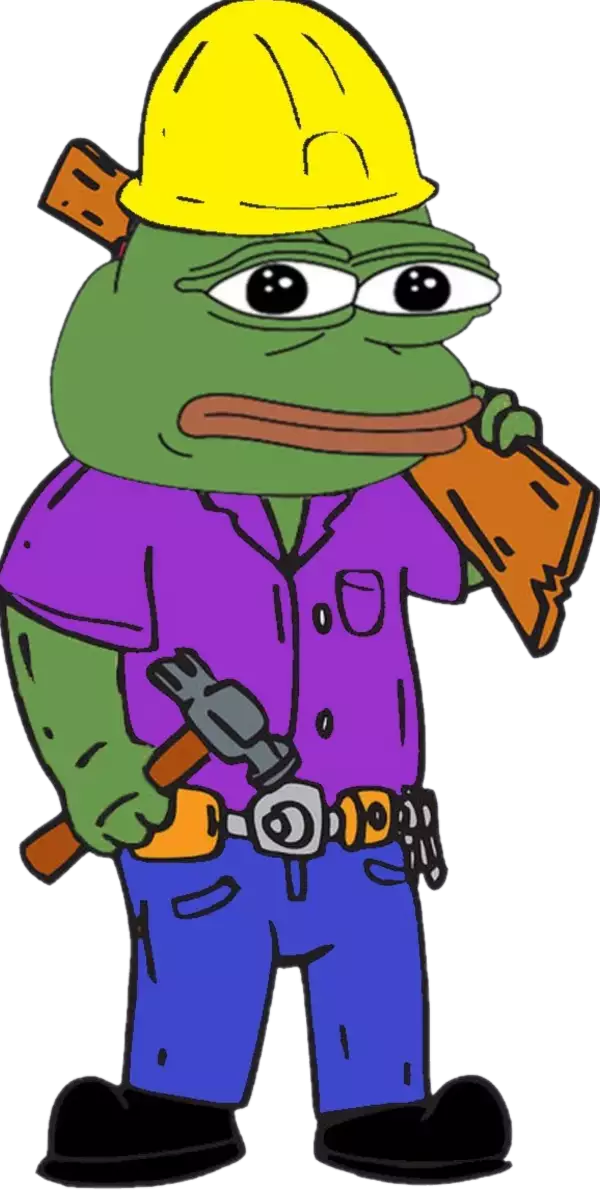 Pepe Ready for Construction!