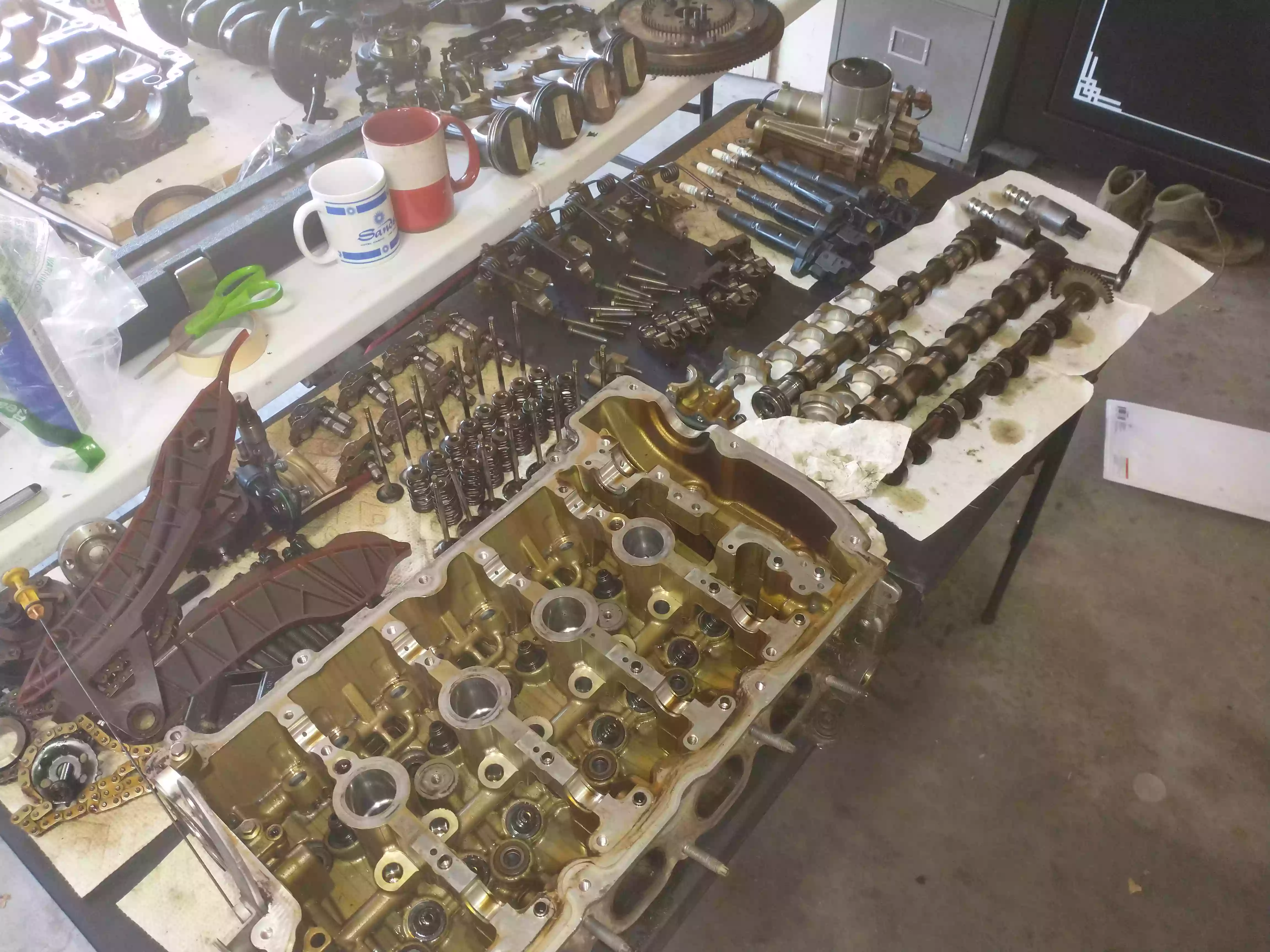 BMW N12 Engine Head Components